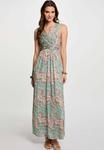 Платье макси PRINTED STRAIGHT Morgan, мультиколор - фото