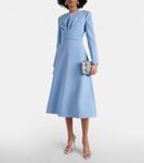 Платье-миди Elta crêpe Emilia Wickstead, Celeste Blue - фото 2