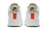 Кроссовки Nike Air Force 1 White Total Orange GS - фото 4
