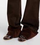 Высокие прямые джинсы Dries Van Noten, Brown - фото 5