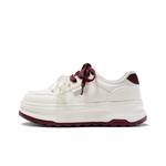 Низкие женские кроссовки ST&SAT, Beige Red - фото