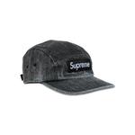 Бейсболка Supreme Coated Denim Camp Cap, черный - фото 2