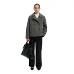 Куртка Selected Alma Boucle, серый - фото 5