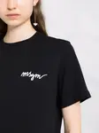 Футболка с логотипом MSGM, черный - фото 5