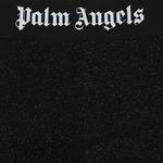 Брюки Palm Angels Logo Tape Lurex Pants Black/Black, черный - фото 3