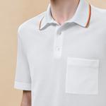 Футболка поло мужская белая HERMES - фото 7