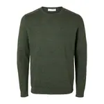 Свитер Selected Berg, зеленый - фото 3