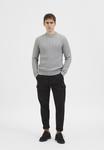 Джемпер SLHRYAN STRUCTURE CREW NECK Selected Homme, серый - фото 6