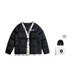 LINING Унисекс пуховик классический черный, Black (Gift Included) - фото 4