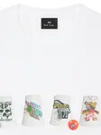 Футболка с принтом Paul Smith, белый - фото 4