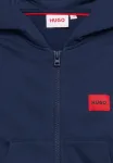Кардиган с капюшоном на молнии Hugo Kids, Navy - фото 4