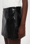Мини-юбка DEBOSEED CROC MICHAEL Michael Kors, черный - фото 6