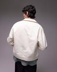 Куртка Topman twill harrington белого цвета - фото 4