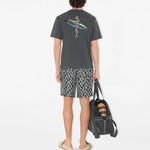 Футболка Wordmark Burberry, серый - фото 9