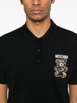 Moschino рубашка поло с принтом Teddy Bear, черный - фото 4