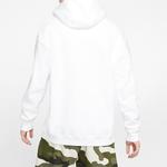 Толстовка Nike Sportswear Drawstring Fleece Pullover White, белый - фото 4
