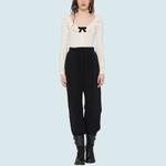 Укороченный топ женский белый Miu Miu - фото 2