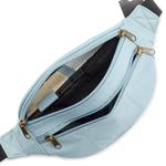 Поясная сумка из кожи Ameri AmeriLeather, голубой - фото 2