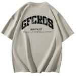 Футболка унисекс GOLFCROSS, серо-зеленый - фото