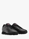 Детские классические кожаные кроссовки Reebok, Black - фото 3