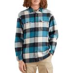 Футболка мужская синяя в клетку Levis - фото 2