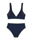 Cupshe Бикини-бралетт 'CAA12C2D030AA' в цвете Navy - фото 3