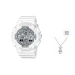 G-SHOCK Часы G SHOCK Quartz Movement Watch Unisex Gray Dial, Silver - фото 2