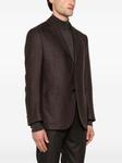 Corneliani однобортный пиджак, коричневый - фото 3