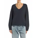 Свитер Replay DK3910.000.G23918 v neck, синий - фото