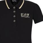 Футболка поло женская EA7 SS24 EMPORIO ARMANI, белая - фото 7