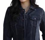 Джинсовое платье Gabrielle в черном цвете DEAR JOHN DENIM - фото 3