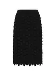 Юбка миди с текстурой MALIPARMI, черный - фото 2