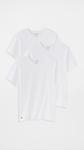 Футболка Lacoste Men's Cotton Undershirt Crew Tee 3 Pack, White - фото 2