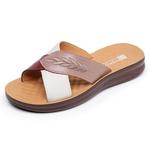 Слипоны Slide Slippers Women's XF1225 EGCHI, бежевый - фото