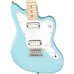 Электрогитара Squier Mini Jazzmaster HH Maple с накладкой Daphne Blue - фото 3