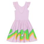 Фиолетовое платье Cloudia Molo - фото 2