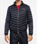 Пуховик мужской Armani Exchange короткий легкий, синий - фото