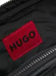 Сумка-мессенджер с логотипом HUGO, черный - фото 4