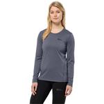 Рубашка небесная термобелье l/sw Jack Wolfskin, цвет dolphin - фото 2