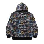 Худи BAPE Floral Camo Pattern Relaxed Fit Pullover Hoodie 'Black' - фото