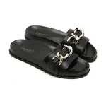 Кожаные тапочки Twin-Set, черный - фото 2