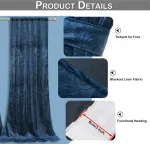 Шторы BTTO, синий - фото 4