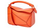 Женская сумка Loewe Puzzle стеганая, оранжевый - фото