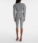 Вечерние леггинсы Jacquemus, Dark Grey - фото 3