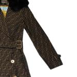 VERSACE Женское пальто коричневое - фото 8