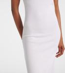 Шерстяное макси-платье Max Mara, белый - фото 5