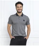 Рубашка-Поло Оксфорд Regular fit Boss Orange, синий - фото 3