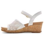 Сандалии на танкетке Fernelle Baretraps, white - фото 3