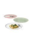 Набор тарелок Seltmann Weiden, селадон, розовый, белый - фото