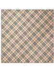 Шелковый шарф в клетку Burberry, бежевый - фото